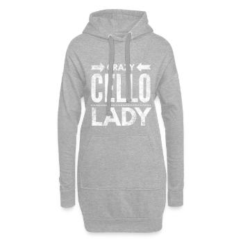 Cobby Orchestra Instrument Music Hobby Gift 16 - Sweat-shirt à capuche long Femme - gris chiné - Devant