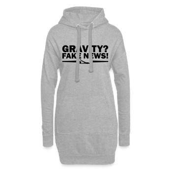 Segelflieger Geschenk Thermik Segelfliegen T-shirt - Hoodie-Kleid - Grau meliert - Vorne