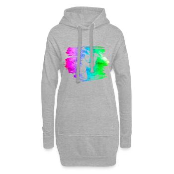 Lacrosse - Hoodie-Kleid - Grau meliert - Vorne