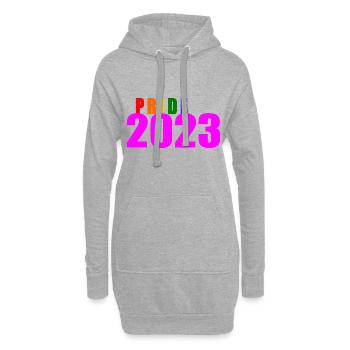 Pride 2023 - Hoodie-Kleid - Grau meliert - Vorne