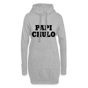 Papi chulo - Hoodie-Kleid - Grau meliert - Vorne
