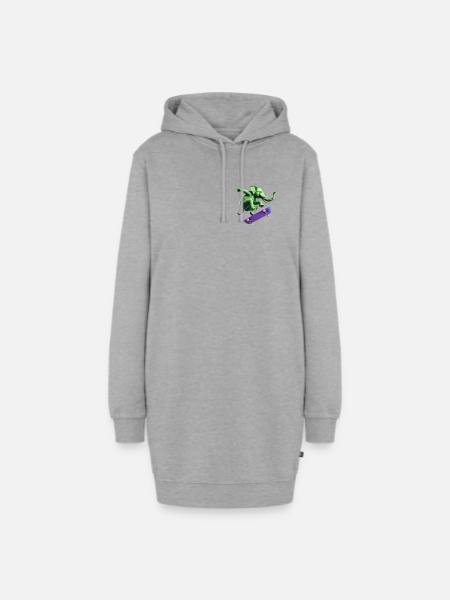 Trunk Trickster - Hoodie-Kleid - Grau meliert