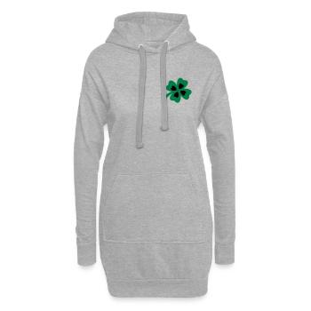kleeblatt - Hoodie-Kleid - Grau meliert - Vorne