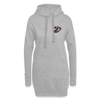 Fauler Schimmel unter Nachtsplittern - Hoodie-Kleid - Grau meliert - Vorne