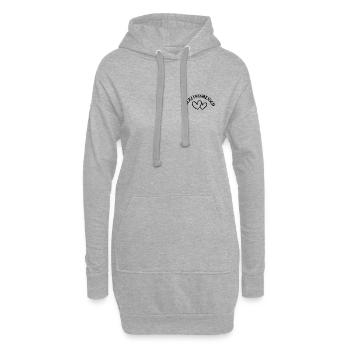 Lieblingsmensch für Sie und Ihn - Hoodie-Kleid - Grau meliert - Vorne