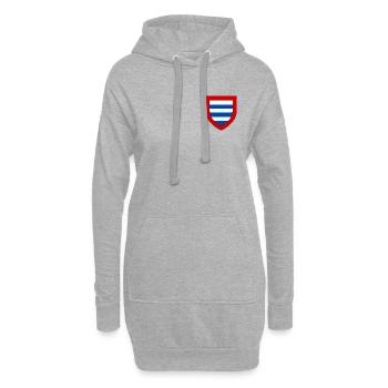 Wappen der Goële - Hoodie-Kleid - Grau meliert - Vorne