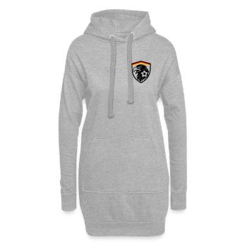Deutschland Fußball Adler - Hoodie-Kleid - Grau meliert - Vorne
