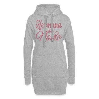 Hermana del Novio Groom's Sister Wedding Party - Hoodie Dress - heather grey - Front