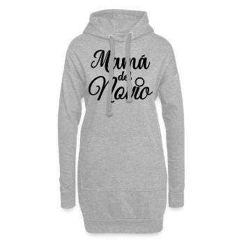 Mama del Novio Groom's Mother Wedding Gift - Hoodie Dress - heather grey - Front