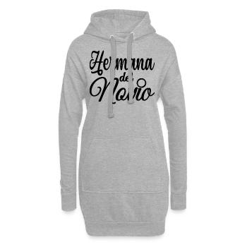 Hermana del Novio Groom's Sister Wedding Gift - Hoodie Dress - heather grey - Front