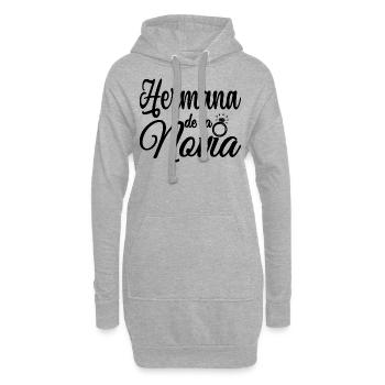 Hermana de la Novia Bride's Sister Wedding Gift - Hoodie Dress - heather grey - Front