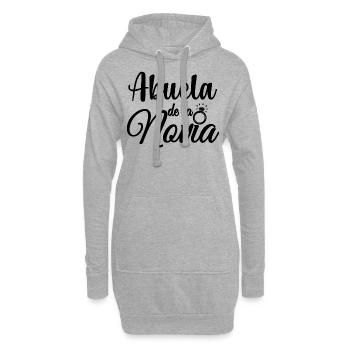 Abuela de la Novia Bride's Grandma Wedding Gift - Hoodie Dress - heather grey - Front