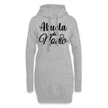 Abuela del Novio Groom's Grandmother Wedding Gift - Hoodie Dress - heather grey - Front
