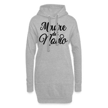 Madre del Novio Groom's Mother Wedding Gift - Hoodie Dress - heather grey - Front