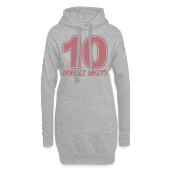 Cadeau de 10e anniversaire, 10 ans, pour garçons et filles - Sweat-shirt à capuche long Femme - gris chiné - Devant