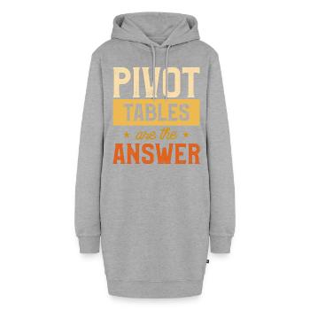 Funny Data Science Gift For A Data Scientist - Hoodie-Kleid - Grau meliert - Vorne