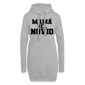 Mama del Novio Groom's Mother Wedding Gift - Hoodie Dress - heather grey - Front