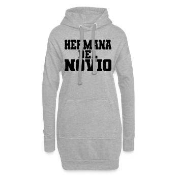 Hermana del Novio Groom's Sister Wedding Gift - Hoodie Dress - heather grey - Front