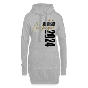 Meister Verbandsliga 2024 Aufstiegstrikot - Hoodie-Kleid - Grau meliert - Vorne