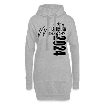 Meister Landesliga 2024 Aufstiegstrikot - Hoodie-Kleid - Grau meliert - Vorne