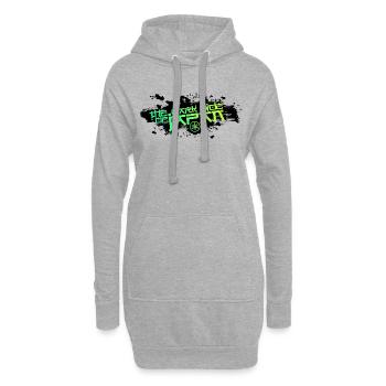 The Dark Side Of Japan - Hoodie Dress - heather grey - Front