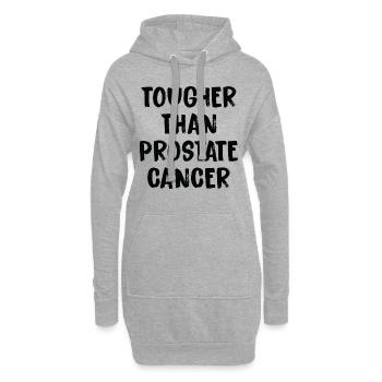Härter Als Prostatakrebs - Hoodie-Kleid - Grau meliert - Vorne