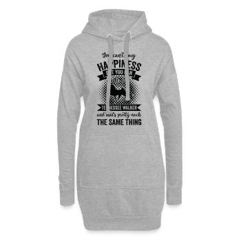 Équitation - Tennessee Walker Horse - Sweat-shirt à capuche long Femme - gris chiné - Devant