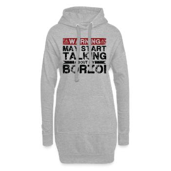Apropos Barsoi - Hoodie-Kleid - Grau meliert - Vorne