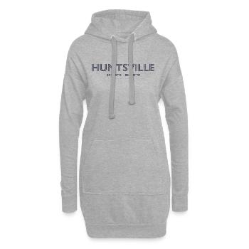 Coordonnées de la ville des États-Unis - Huntsville - Sweat-shirt à capuche long Femme - gris chiné - Devant