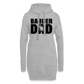 Job - Barber Dad - Hoodie-Kleid - Grau meliert - Vorne