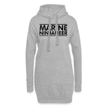 Ninjaneer - Marine Engineer - Hoodie Dress - heather grey - Front