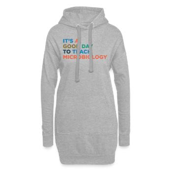 Teaching Microbiology Teachers - Hoodie Dress - heather grey - Front