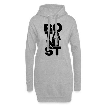 Botanik Beruf Arbeit - Botaniker - Hoodie-Kleid - Grau meliert - Vorne