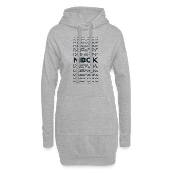 Ville minimaliste moderne - Nauru Nibok - Sweat-shirt à capuche long Femme - gris chiné - Devant