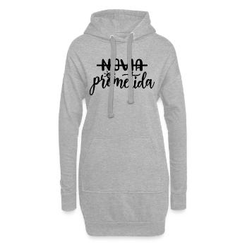 Prometida Fiancée Fiancée Mariage Mariée à être - Sweat-shirt à capuche long Femme - gris chiné - Devant