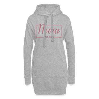 2023 Verlobung Brautdusche Hochzeit - Hoodie-Kleid - Grau meliert - Vorne