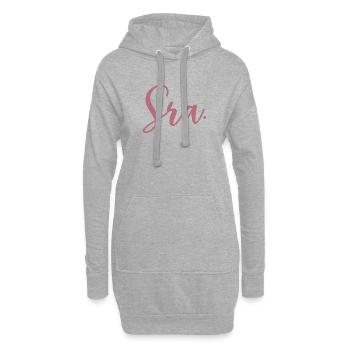 Sra. Engagement Bride To Be Wedding Bridal Shower - Hoodie Dress - heather grey - Front