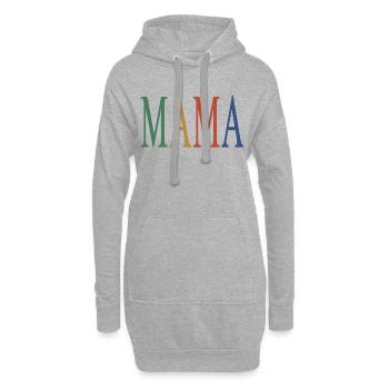 Retro Mama Fête des mères Matching Family For Women - Sweat-shirt à capuche long Femme - gris chiné - Devant