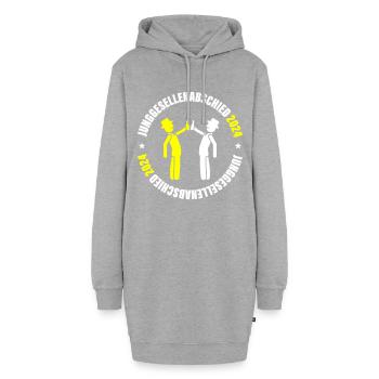 Junggesellenabschied 2024 - Hoodie-Kleid - Grau meliert - Vorne