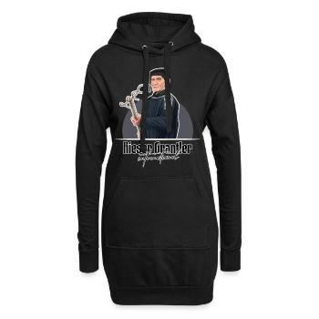 Rieser Grantler // Illustration - Hoodie-Kleid - Schwarz - Vorne