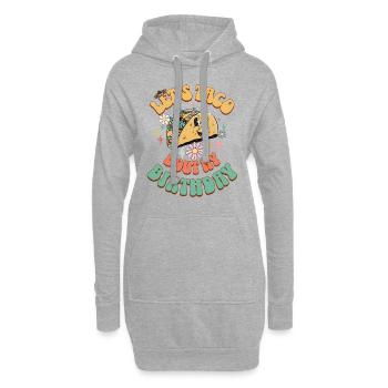 Taco - Sweat-shirt à capuche long Femme - gris chiné - Devant