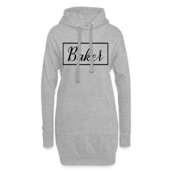 Baker Proud graduierter Baking Pastry Student - Hoodie-Kleid - Grau meliert - Vorne
