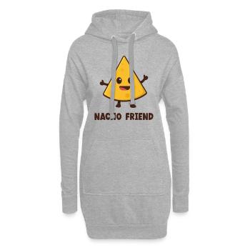 Nacho Freund - Hoodie-Kleid - Grau meliert - Vorne