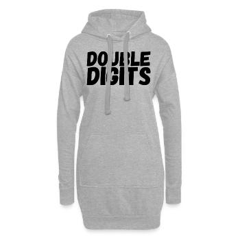 Cadeau de 10e anniversaire, 10 ans, pour garçons et filles - Sweat-shirt à capuche long Femme - gris chiné - Devant