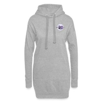 medizinisches T-Shirt - Hoodie-Kleid - Grau meliert - Vorne