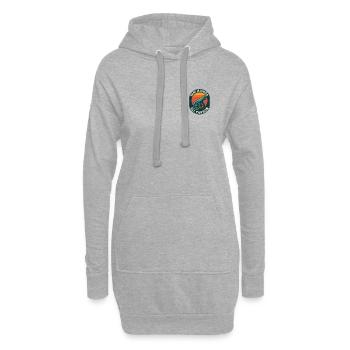 Denglisch Lustig That is under All Cannon  - Hoodie-Kleid - Grau meliert - Vorne
