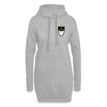 Gendarm Képi G.M. (Mobile Constable) - Hoodie-Kleid - Grau meliert - Vorne