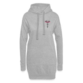 Chiffres Français 1997 Anniversaire - Sweat-shirt à capuche long Femme - gris chiné - Devant