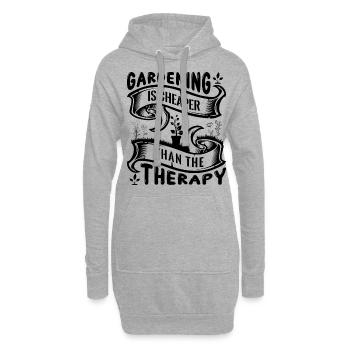 Jardiniers amateurs, jardiniers de fruits et légumes - Sweat-shirt à capuche long Femme - gris chiné - Devant