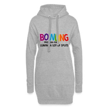 Bowling - Hoodie-Kleid - Grau meliert - Vorne